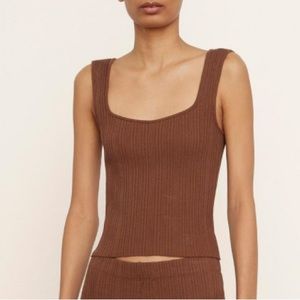Vince rib tank top